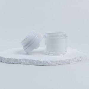 PJ10C 15g 30g 50g Double Wall Airless Cream Jar Vendor