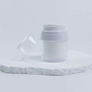 PJ10C 15g 30g 50g Double Wall Airless Cream Jar Vendor