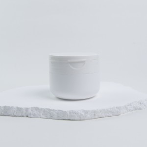 PJ78 100g Oriented Flip Top Mono PP Material Cream Jar with Spoon