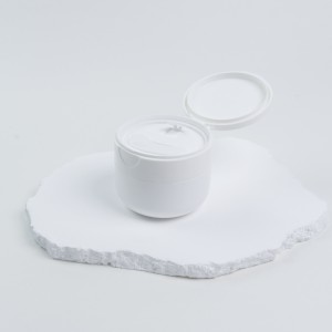 PJ78 100g Oriented Flip Top Mono PP Material Cream Jar with Spoon