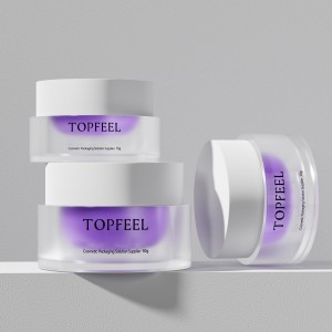 PJ85 Acrylic Cream Jar Durable Cosmetic Jar Supplier