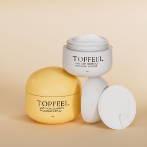 PJ93 Eco-friendly Cream Jar 70% Calcium Carbonate Cosmetic Packaging Supplier