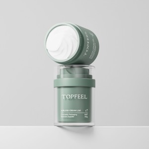 PJ95 Customized Airless Cosmetic Jar for Skincare Brands