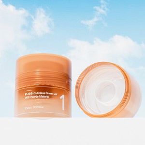PJ98-B 100% Plastic Airless Cream Jar 15ml 30ml 50ml