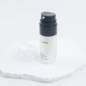 PL46 Double Wall Glass Cosmetic Bottle 30ml Refillable Inner Lotion Bottle