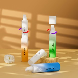 PL49 CaCO₃ Lotion Bottle Refillable Bottle Eco-friendly Skincare Packaging Supplier