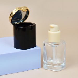 PL52 Empty Lotion Bottle with Mirror Cosmetic Packaging Manufacturer