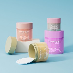 PJ114 Round Shape PP Cream Jars Creams Containers Factory