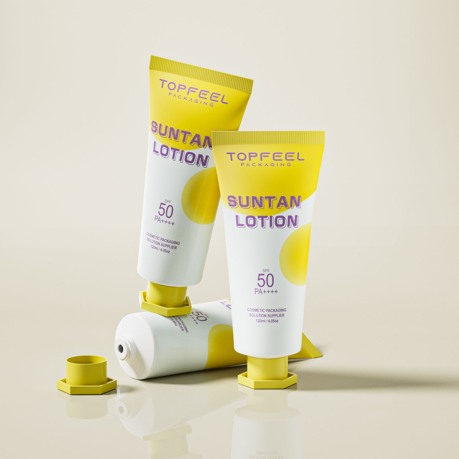 TU54 Sunscreen Squeeze Tube with Screw Cap Factory