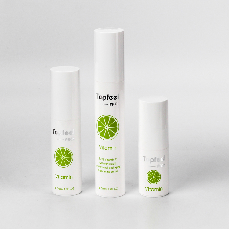 2018 wholesale price Foam Pump Bottle Wholesale - High Quality Customized Color 15ml 30ml 50ml Plastic Cosmetic Airless Bottle – TOPFEEL PACK