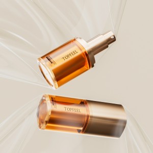 TA07 15ml 30ml Boutèy kosmetik san lè kare doub miray pou krèm swen po
