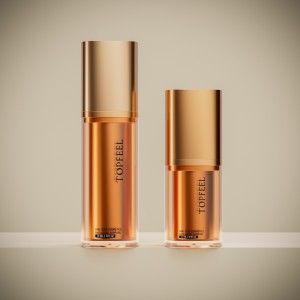 TA07 15ml 30ml Square Double Wall Skin Care Cream Airless Cosmetic Bottle