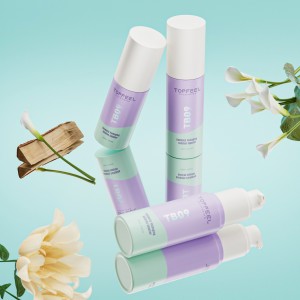 TB09 PET Plastic Pump Bottle Custom Serum Lotion Bottle Manufacturer