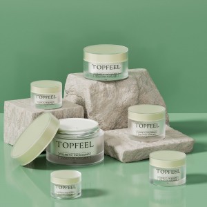 TJ01 Acrylic Double Wall Cream Jar Eco Friendly Cosmetic Packaging Container