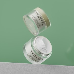 TJ01 Acrylic Double Wall Cream Jar Eco Friendly Cosmetic Packaging Container