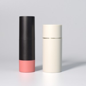 CP036 Wholesale Round Contour Stick Blush Stick Container Packaging