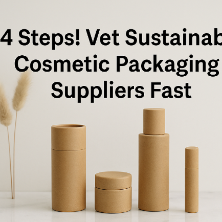 How to Work with Sustainable Cosmetic Packaging Suppliers
