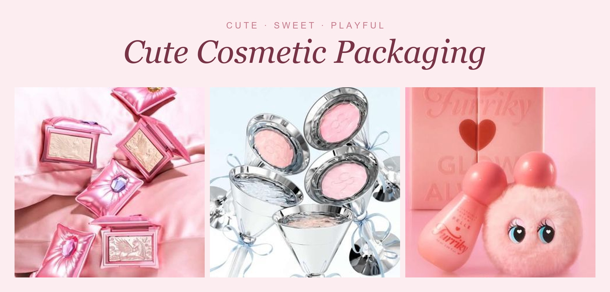 Playful beauty packaging Playful beauty packaging
