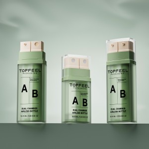 DA17 Dual Chamber Airless Bottle 2-in-1 Skincare Packaging Solution