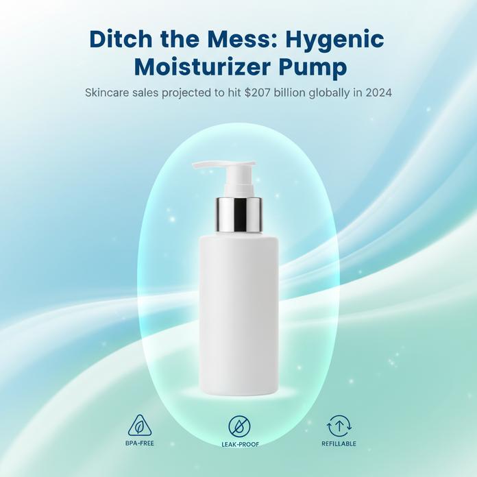 Ditch the Mess: Discover a Hygienic Moisturizer Pump for Flawless Skin