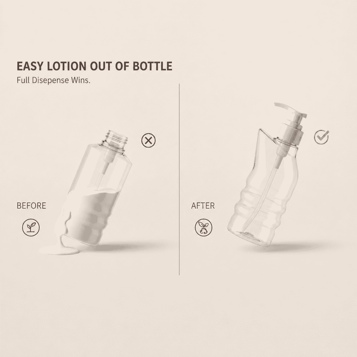 how to get lotion out of bottle easily？