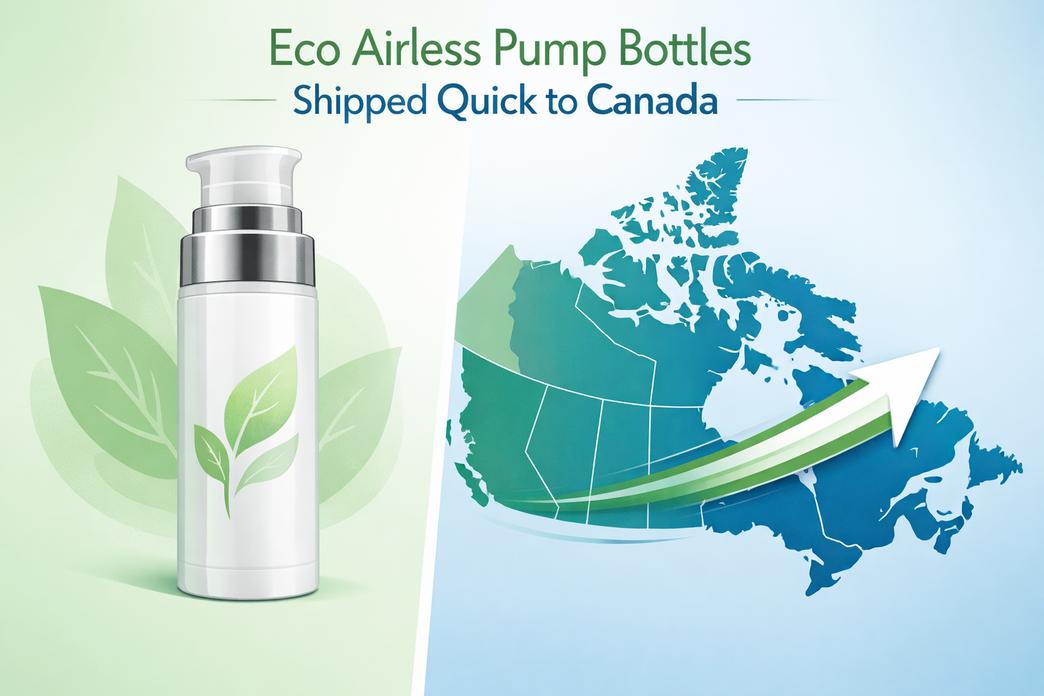 Eco Airless Pump Bottles Shipped Quick to Canada
