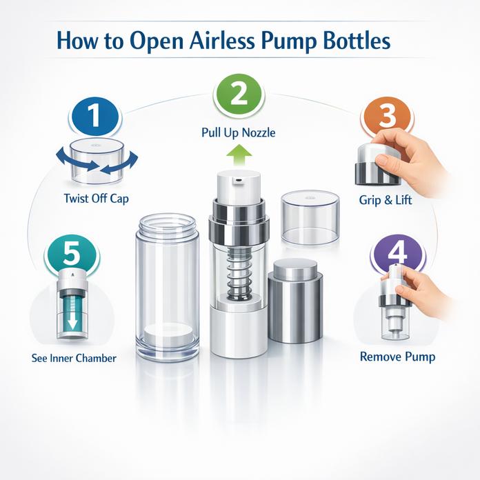 Essential Steps on How to Open Airless Pump Bottles