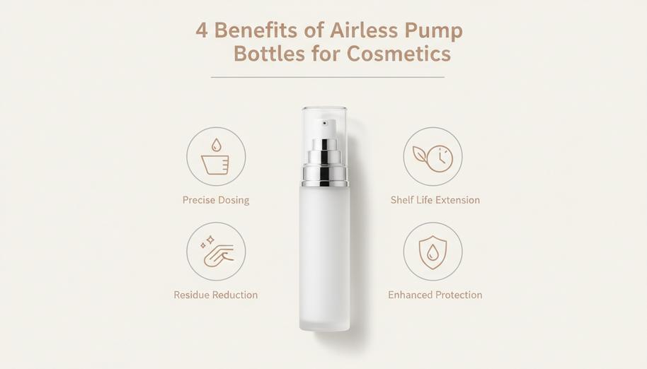 4 Benefits of Airless Pump Bottles for Cosmetics