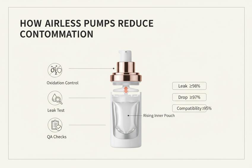 How Do Airless Pumps Reduce Contamination?