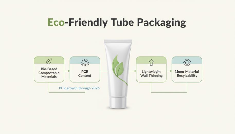 eco-friendly cosmetic tube