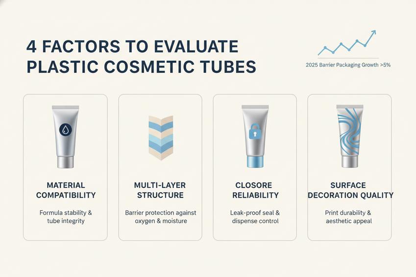4 Factors To Evaluate Plastic Cosmetic Tubes