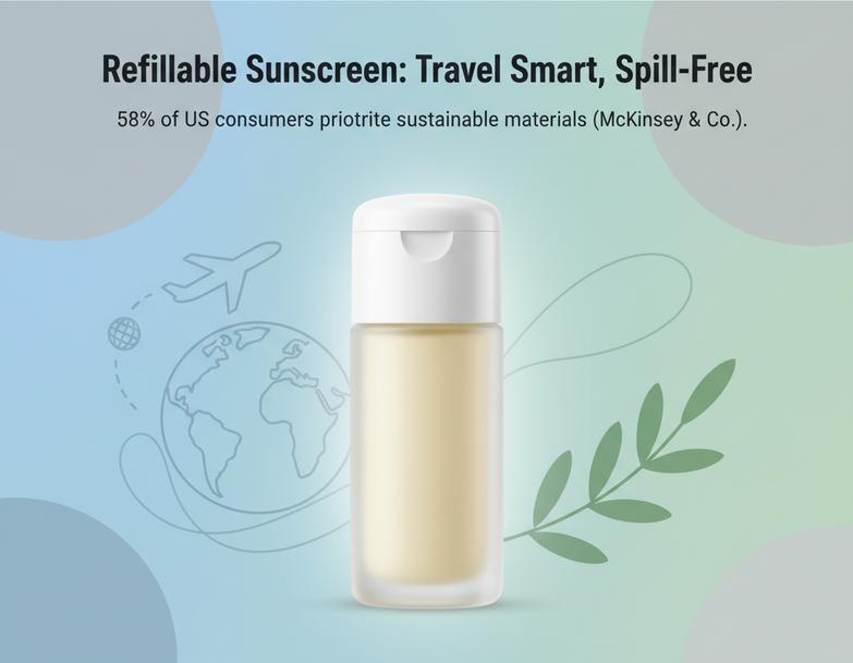 How to Choose the Best Refillable Sunscreen Bottle for Travel