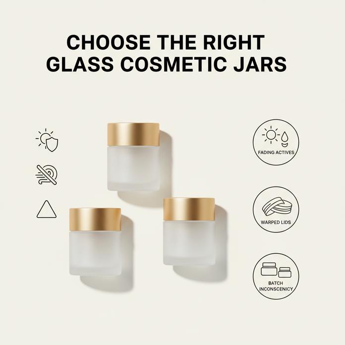 How to Choose the Perfect Glass Cosmetic Jars for Your Formulations？