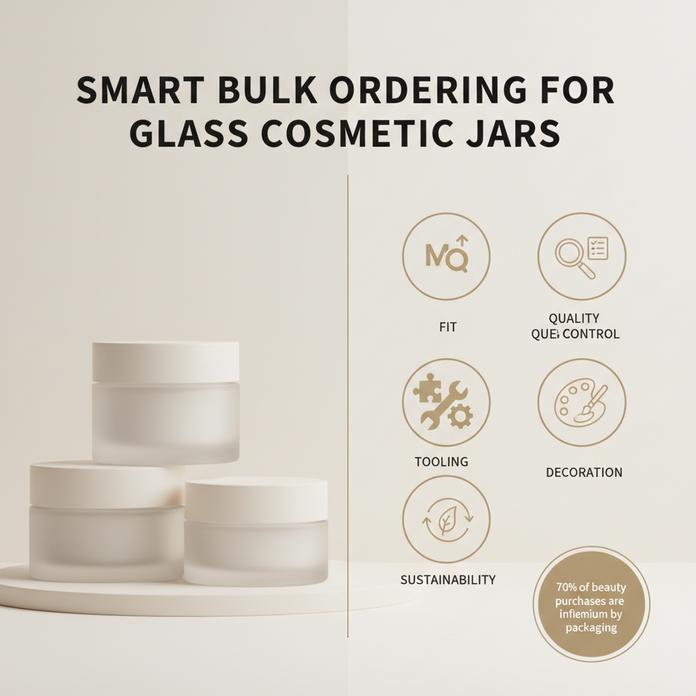 Bulk Ordering Glass Cosmetic Jars: Top Tips