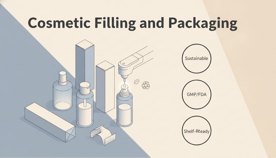 cosmetic filling and packaging