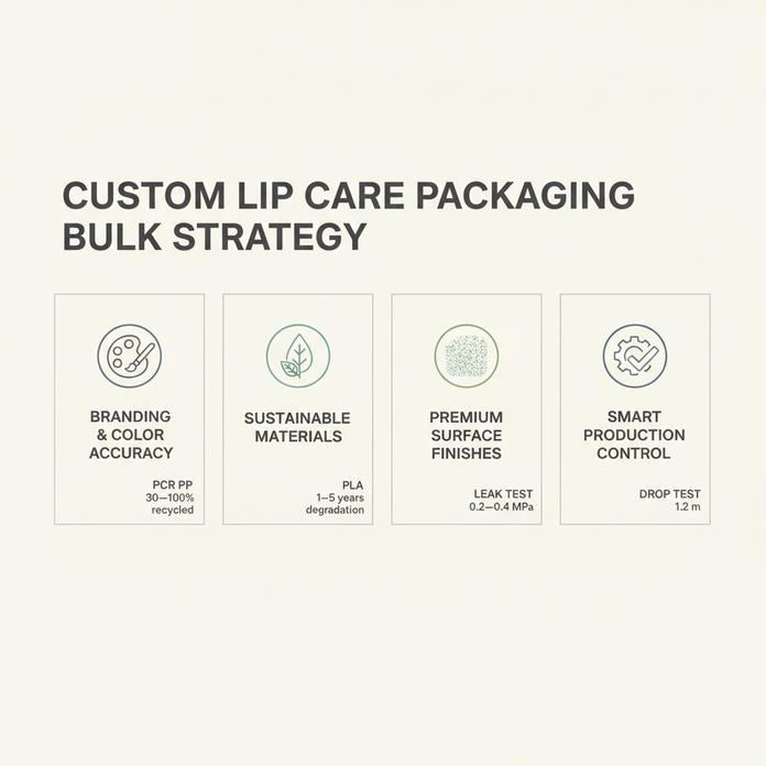How to Source Custom Lip Care Packaging Bulk for Your New Brand