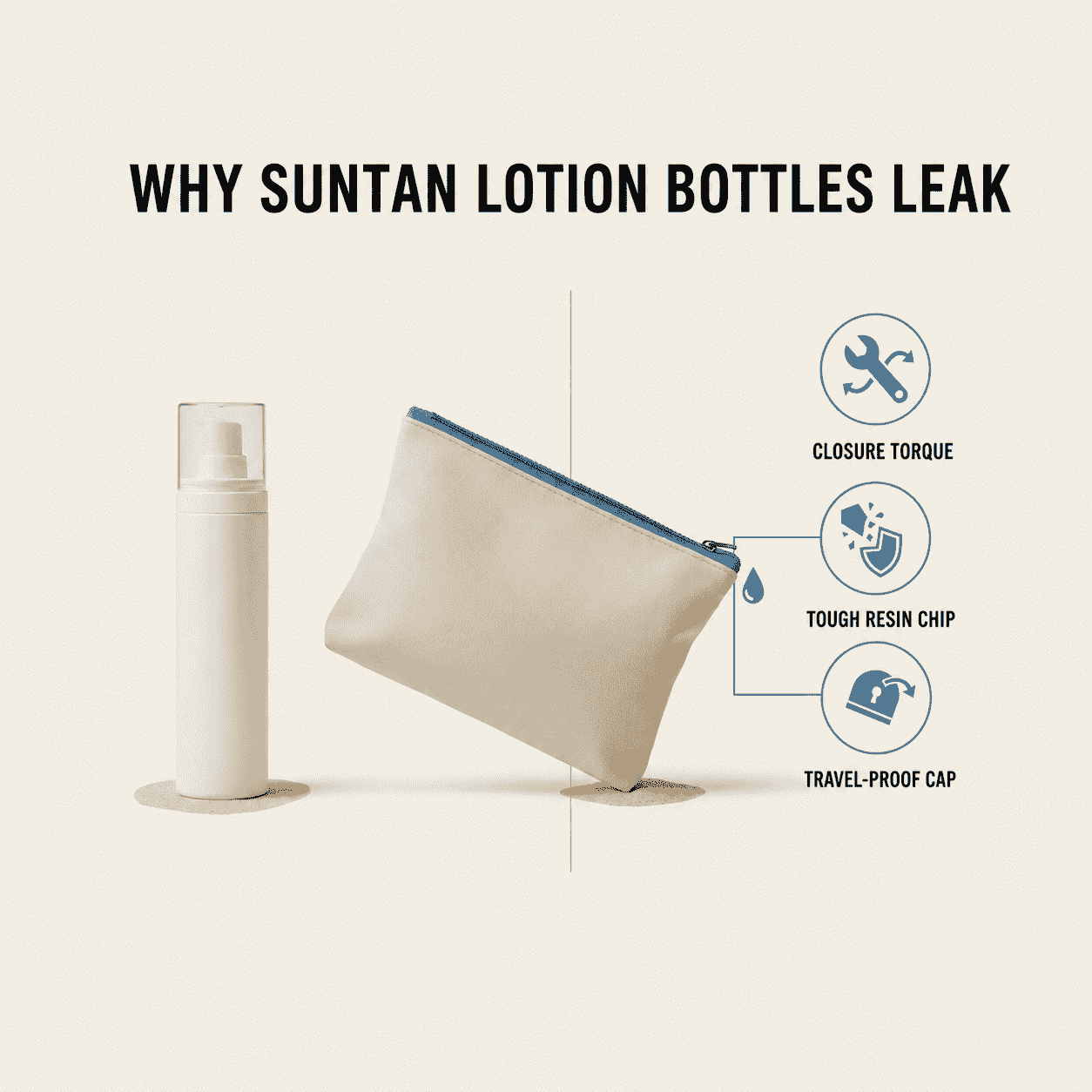 Why Your Suntan Lotion Bottle Keeps Leaking in Your Beach Bag？