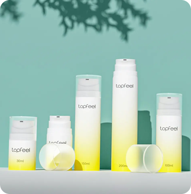 Topfeelpack new airless bottle is here. Unlike previous
                                        cosmetic packaging bottles made of composite materials, it uses a mono pp
                                        material combined with airless pump technology to create...
