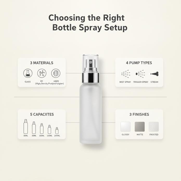 choose the right bottle spray setup