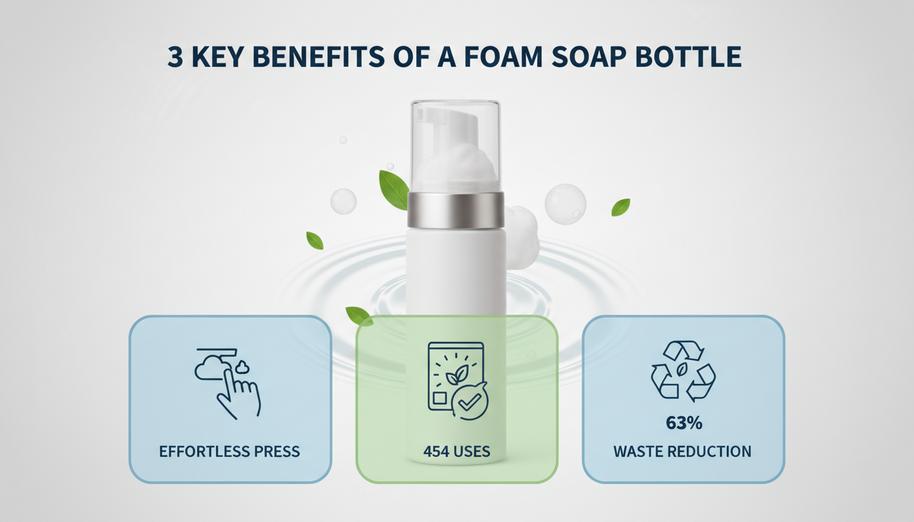 3 Key Benefits Of A Foam Soap Bottle