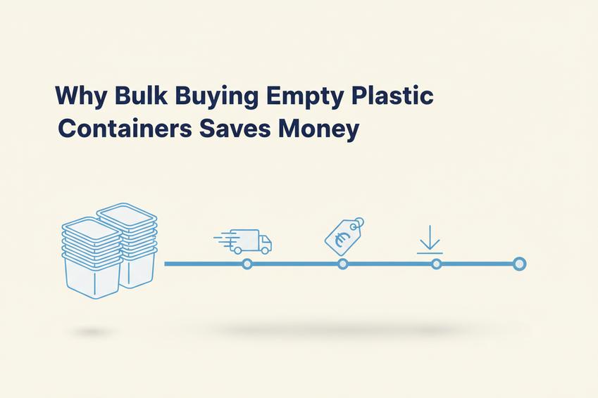 buying empty plastic containers