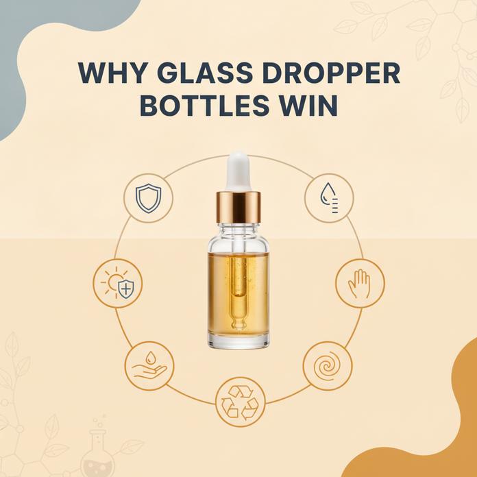 Why Premium Glass Dropper Bottles Are Essential for Your Serum？