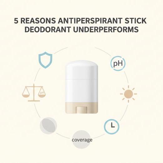Why Your Antiperspirant Stick Deodorant Might Be Failing You？