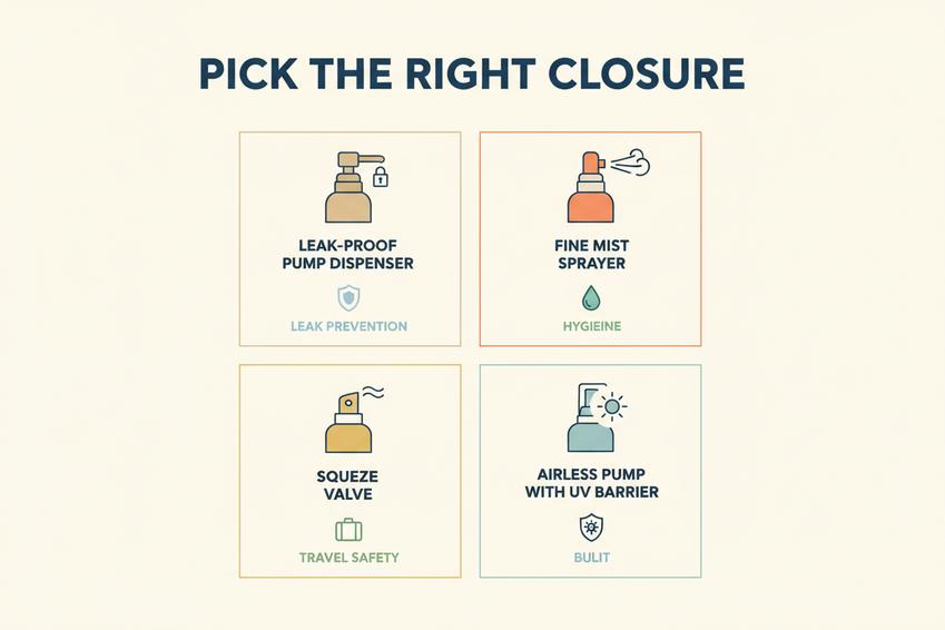 Bag-Ready Lotion: Pick The Right Closure