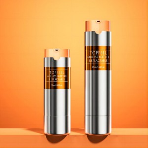 PA135 Double Layers Airless Pump All PP Plastic Bottle Refillable Container