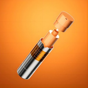 PA135 Double Layers Airless Pump All PP Plastic Bottle Refillable Container