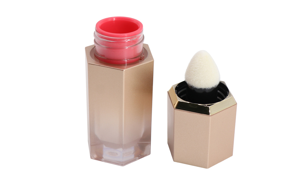 China Liquid Blush Tube Container with Brush Makeup Tube manufacturers