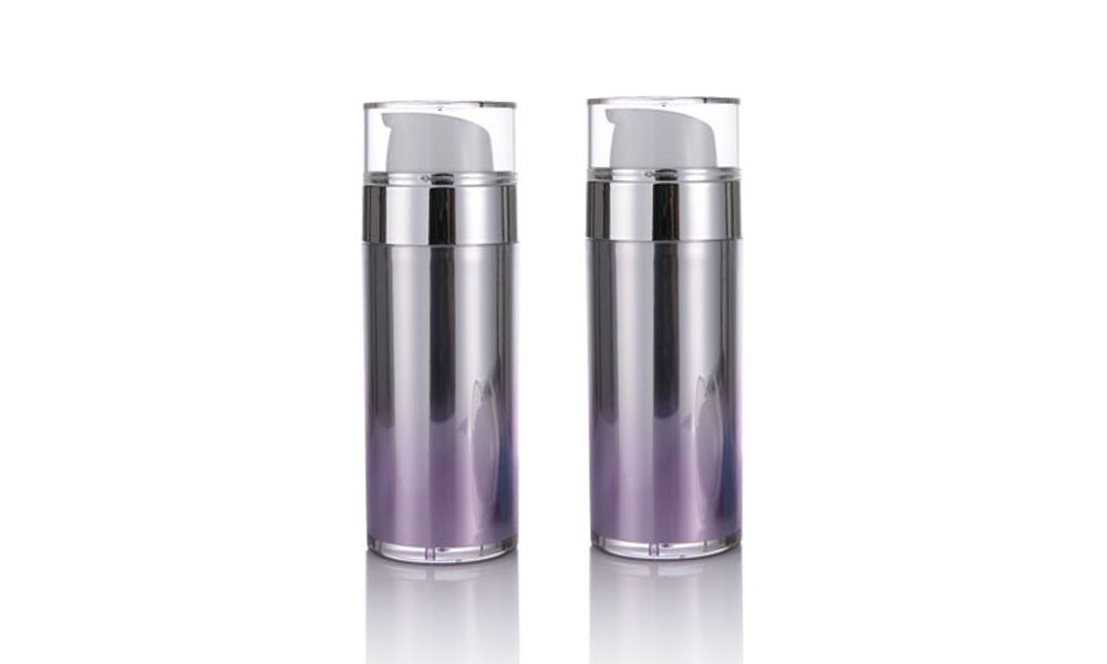 China PA15 Skin care airless pump cosmetic bottle package manufacturers