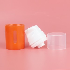 50ml 100ml PP Airless Bottle With Window Lotion Cream Bottle