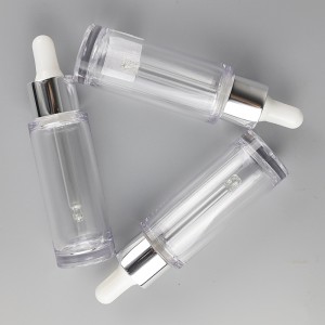 Plastic 50ml Bottle Fits Both Lotion Pump and Dropper